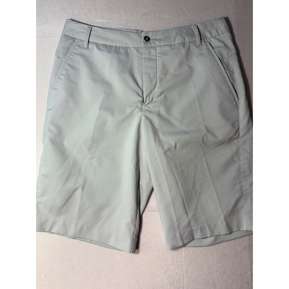 Puma Sport Lifestyle Mens Golf Shorts Light Grey Gingham Lining W32